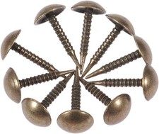 100pcs Easy-to-Install Antique Brass Upholstery Tacks for Crafting and Decor