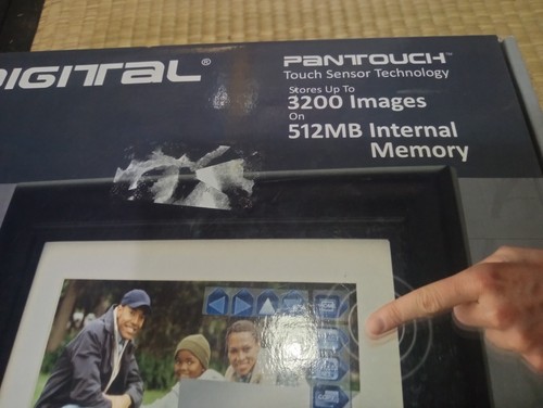PANDIGITAL 8" LCD Digital Photo Frame, NIB=Remote+Bonus 2nd Frame custom photos - Picture 2 of 14