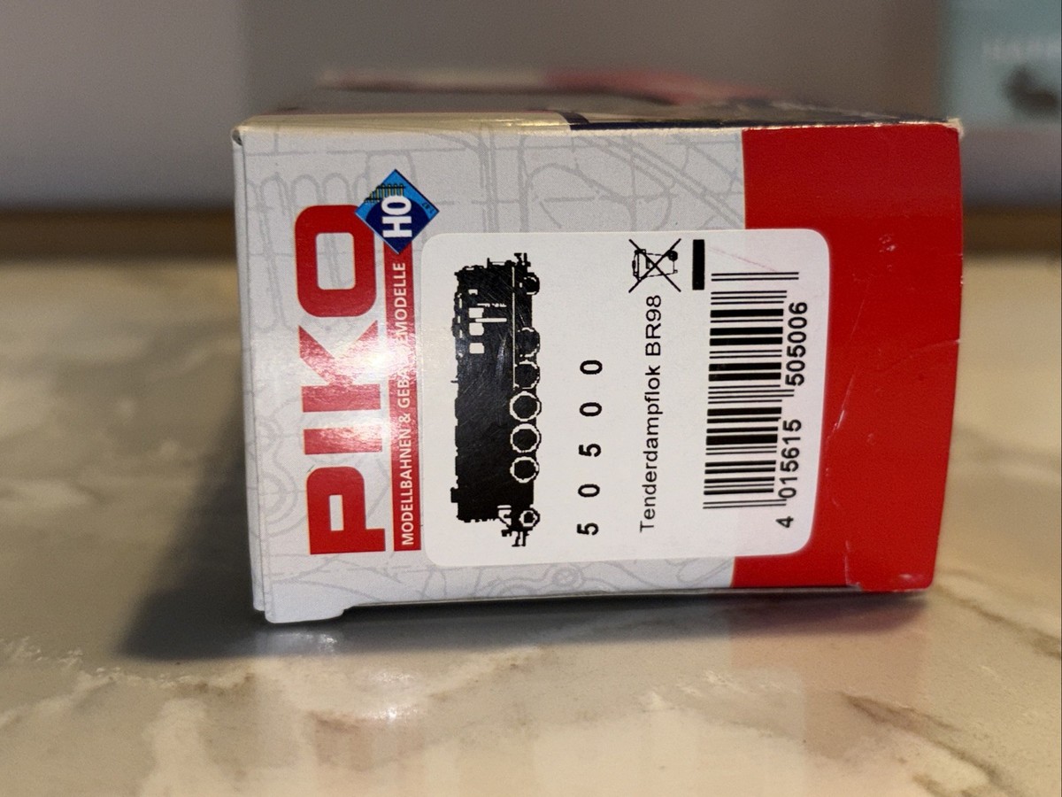 PIKO 50500 BR 98 003 Steam Locomotive DB Black Red Frame | eBay