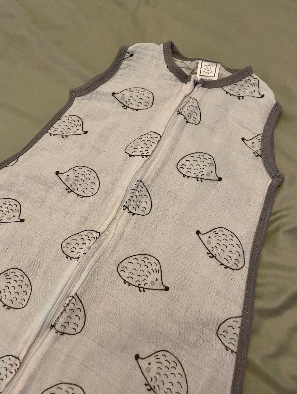 Baby Muslin Swaddle Me Sleep Sack, Wearable Blanket, 6-18 Months