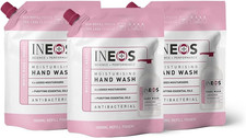 INEOS - Hand Soap Refills - Moisturising Handwash - White Rose  Pack of 3 X 1L 4.71 per litre