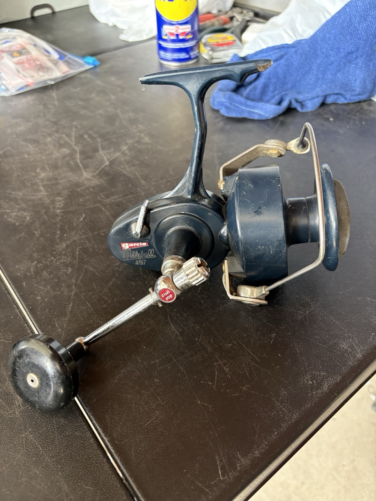 Abu Garcia Mitchell 497 Spinning Reel See Description