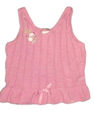 American Girl Garden Party Peplum Top  Pink Love Shack Fancy for girls size S