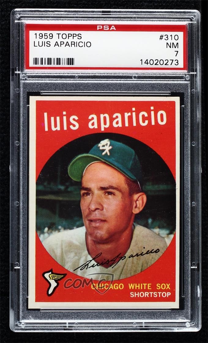 1959 Topps Luis Aparicio #310 PSA 7 HOF 2d2