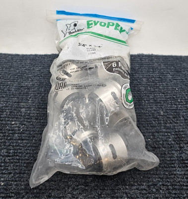(6 PCS) SharkBite K256WP6 EvoPEX Reducing Elbow 3/4'' x 3/4'' Push To Connect