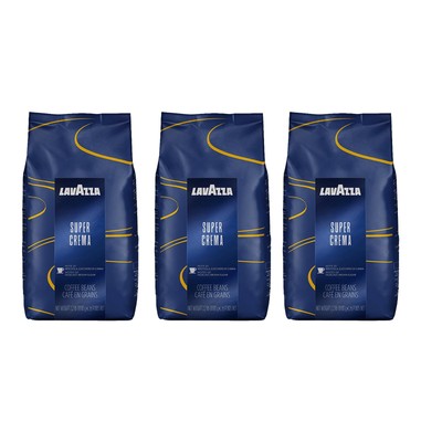 Super Crema Whole Bean Coffee Blend, Medium Espresso Roast, 2.2-Pound Bag (Pa...