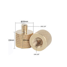 UNC 1/4 to 3/8 Camera Conversion Screws for Tripod Ball Head Quick Release Plate
