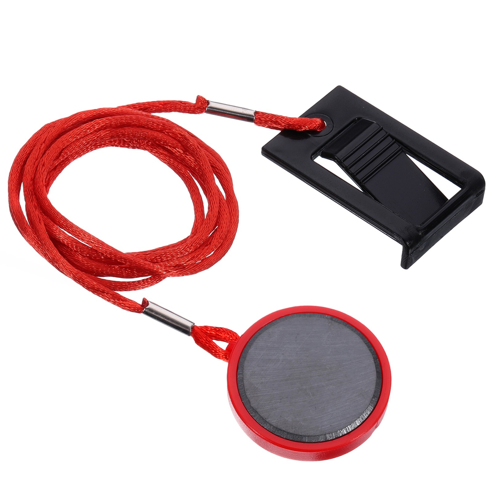 1.26" Universal Treadmill Magnet Safety Key with Black Clip Replacement Round