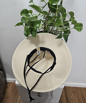 #ad Solar Escape Sun Hat Fedora UV Protection One Size Adjustable $25.99