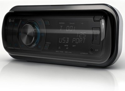 Herdio Marine Water-Resistant Stereo Cover - Smoke-Tinted Boat Radio Protector
