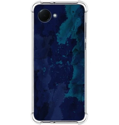 Hülle Silikon Stoßfest für Realme Narzo 50i Prime Design Aquarell 13 Muster