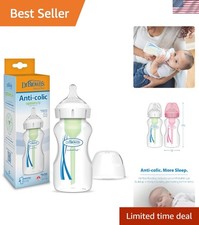 Clinically Proven Dr. Brown's 9 oz Anti-Colic Baby Bottle with Slow Flow Nipple
