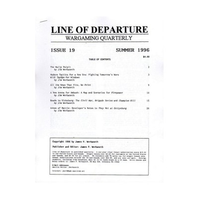 James Werb Line of Depa  #19 ''Firepower, Champion Hill, They Met at Gett Mag VG