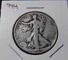 1944 Walking Liberty Half Dollar 50c US Coin 90% Silver