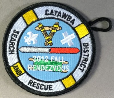 BSA 2012 Fall Rendezvous Catawba Districe Search and Rescue patch 2-35