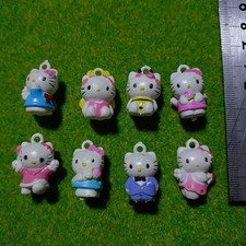 Hello Kitty Strap Set of 8 Various Outfits Collectible