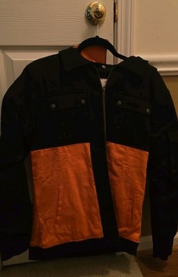 Naruto Shippuden Denim Jacket High-Quality Denim Bomber Jacket S