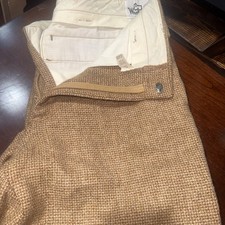 Vintage Woolrich Tweed Knickers Trousers 30 Waist 18 Inseam Wool Tan 1926