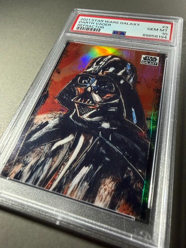 (PSA 10) 2021 Star Wars Galaxy #9, “Darth Vader” Refractor