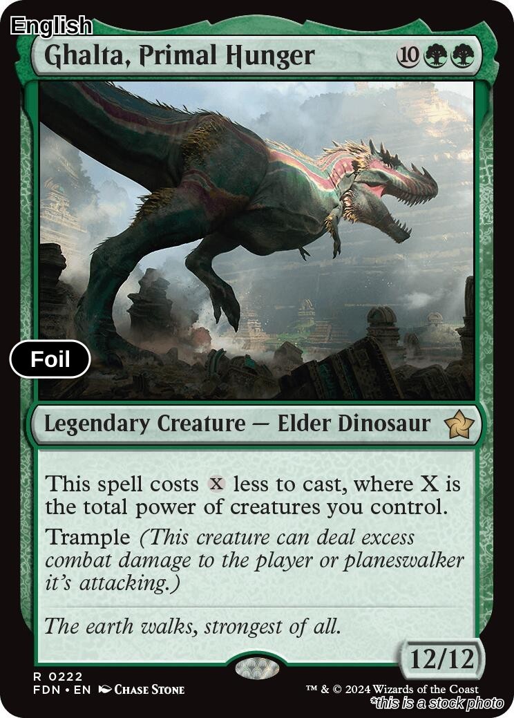 Ghalta, Primal Hunger Foil [FDN - 222]