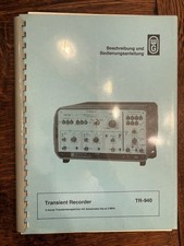 Wandel & Goltermann TR-940 | Anleitung + Schaltplan-Anhang!
