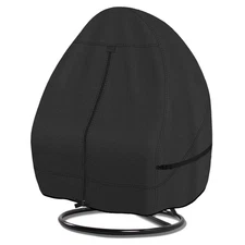 Porch Shield Double Hanging Egg Chair Cover 600D Waterproof Wicker Swing