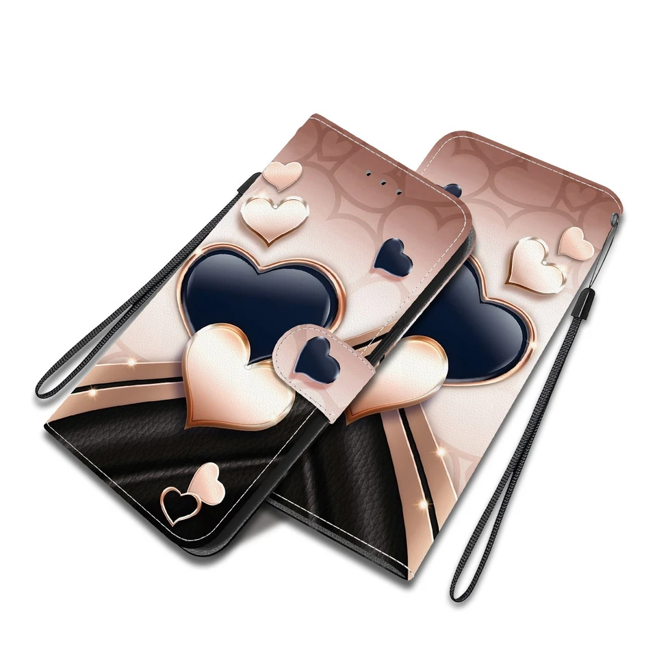 Painted Flip Magnetic Case Kickstand For Samsung Galaxy S25 S24 S23 S22 S21 S20+ - Image 3 of 4