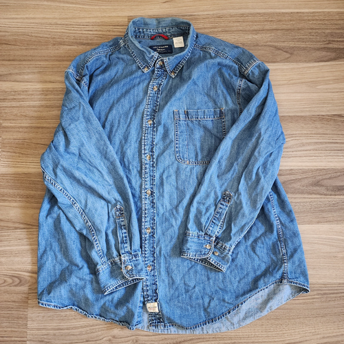 NEW $52.50 Micros Riley Denim Shirt Size Large