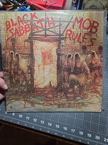 Black Sabbath Mob Rules Vinyl LP 1981 Warner Bros Records BSK 3605