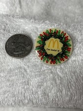 McDonald’s Crew Enamel Pin VINTAGE ‘Christmas Lights Wreath I’m Lovin It’