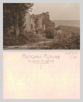 Alte Postkarte - Wilmington Priory Sussex Benediktiner 11. Jahrhundert - UNBESENDET
