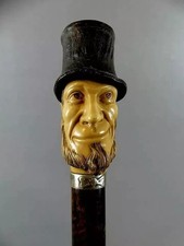 wooden walking stick hand carved Men handmade wooden walking cane