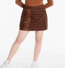 Ivy Park x Adidas Brown Monogram Geometric Print Utility Mini Skirt Beyonce XS