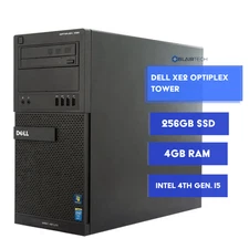 Dell Optiplex Tower PC - 4th Gen. Intel i5 | 4GB RAM 256GB SSD | No OS Installed