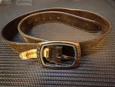 Diesel Men Genuine Leather Belt Casual/Y2K/Grunge Luxury Classic Stylish Italian