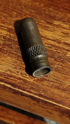 Antique Schrader Universal Valve Tire Stem Cover(Model T era) Pat. April 30 1907