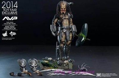 Hot Toys 1/6 MMS250 Alien Vs Predator Ancient Predator Action Figure In Stock