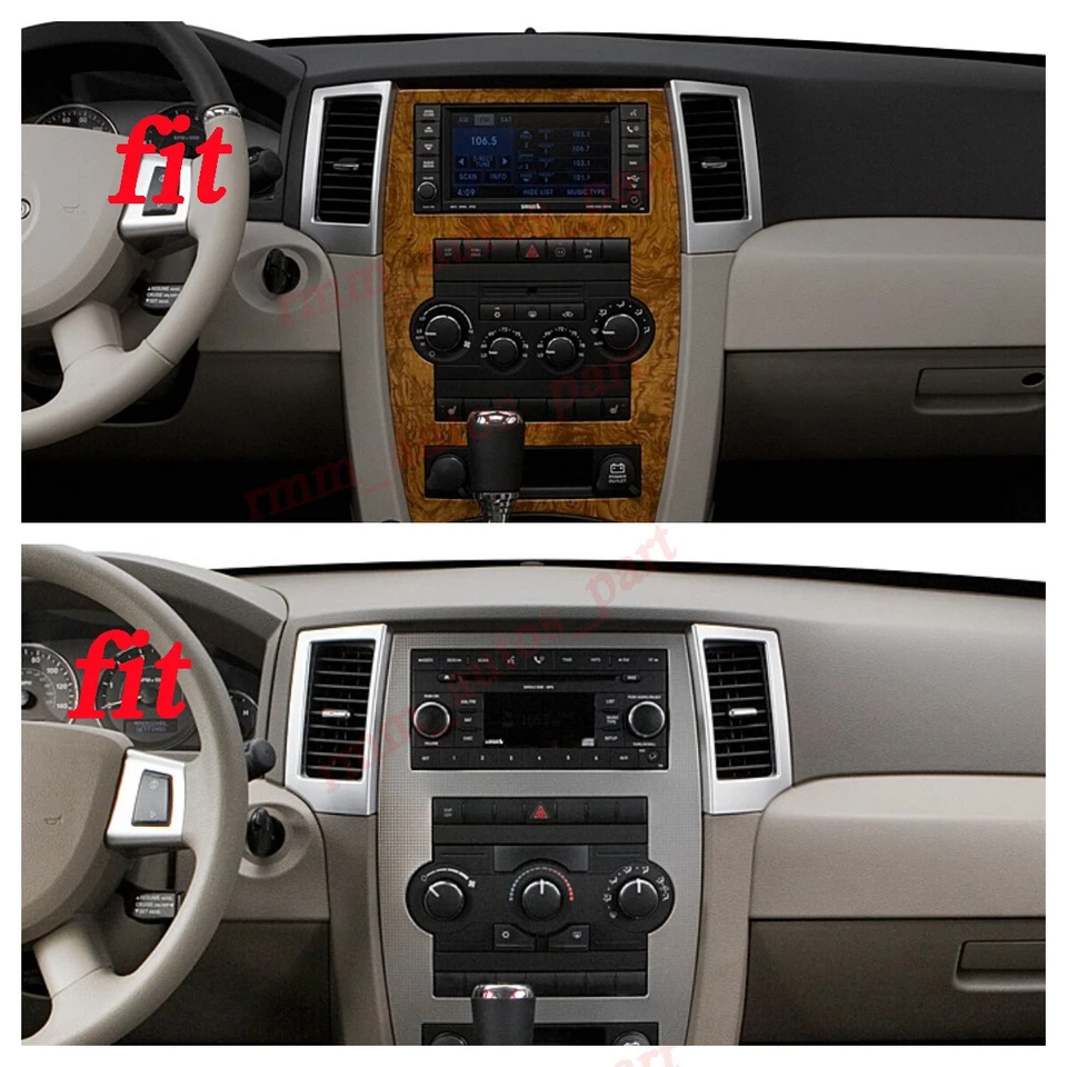For 2008-2010 Jeep Grand Cherokee Apple CarPlay Android Radio Stereo DSP AHD - Image 3 of 4