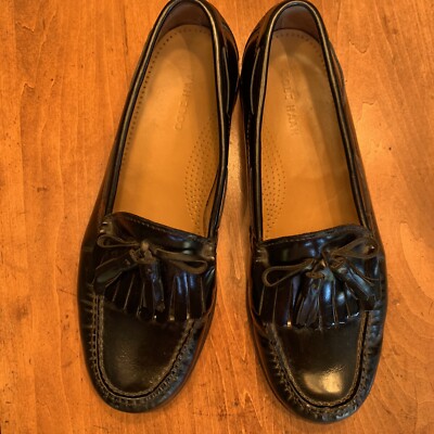 Men Cole Haan Leather Kiltie Tassels Pinch Shawl Bow Loafers Size 7.5 D Cole Haan Vintage Tassel Kiltie Loafer - Etsy main image 4