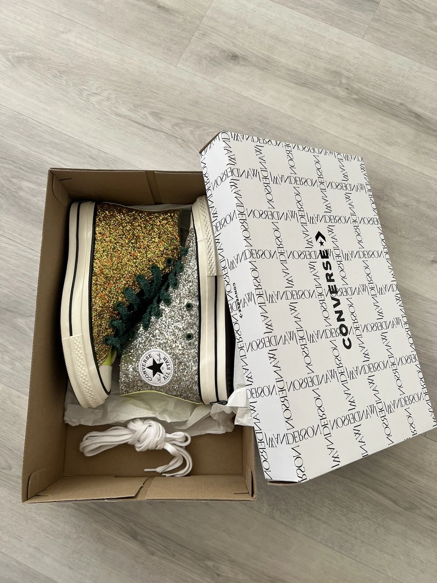 Converse Chuck 70 High Archival Glitter Flame - Black Egret W for