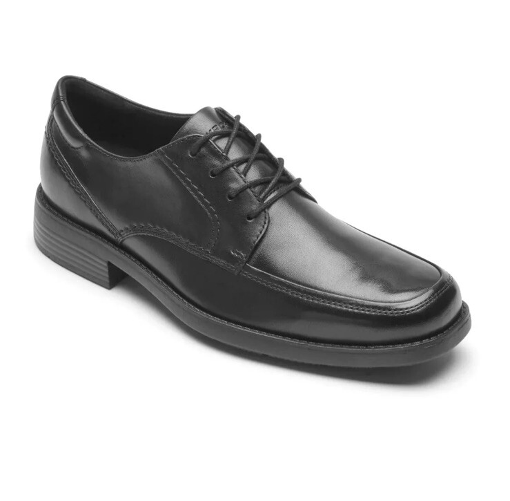 Мужские оксфорды Rockport Greyson Bike Кожаные черные CI8127