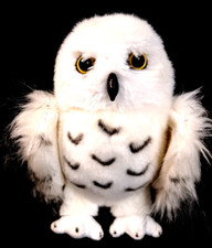 Douglas Cuddle Toys Realistic Snowy Owl Plush White Stuffed Animal 8"
