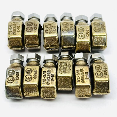 (LOT OF 12) NVENT ERICO GROUND ROD CLAMP 5/8'' CP58