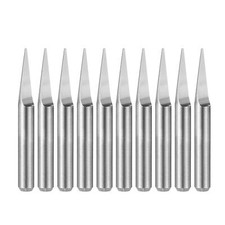1/8" Shank 0.5mm Tip 20 Degree Carbide Wood Engraving Bit CNC Router Tool 10pcs
