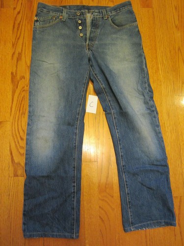 Levis 501 Jeans Mens 31 x 29 EUC Denim 