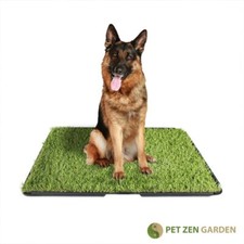 Pet puppy dog Potty training pad Grass Mat tray