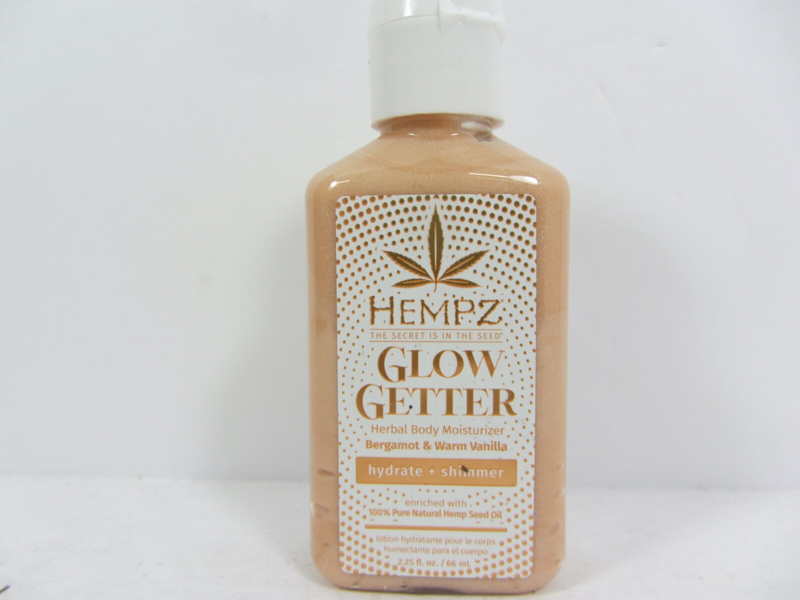 HEMPZ GLOW GETTER BERGAMOT & VANILLA with SHIMMER BODY MOIST