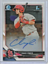Chase Pinder 2018 Bowman Chrome Autograph Rookie