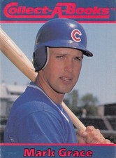 1990 COLLECT A BOOK MARK GRACE 31 OF 36 Chicago Cubs