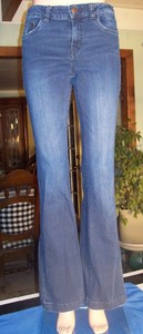 Wild Pearl Flare SIZE 9 Blue JEan Denim 